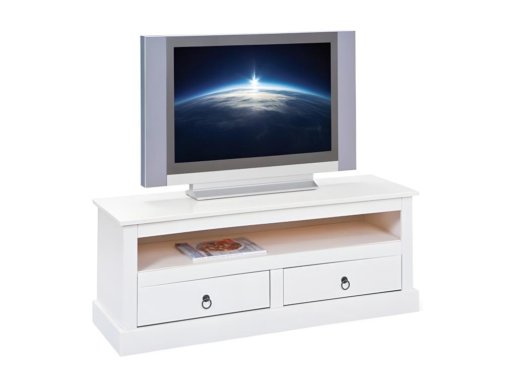 Mobile TV in legno di pino bianco