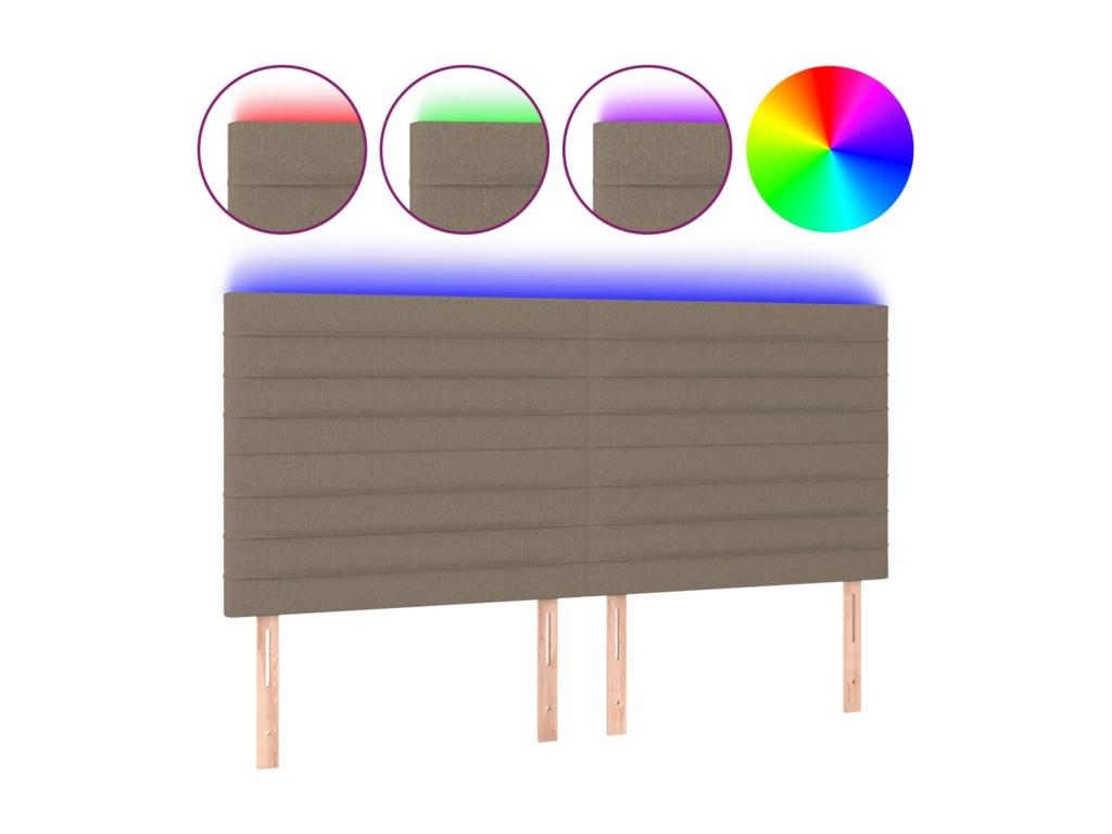 Letto in tessuto, 160 x 5 x 118 cm