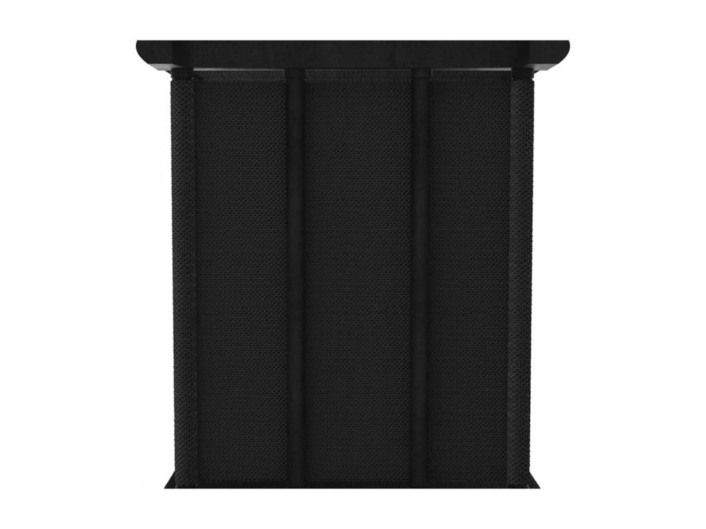 Mobile per la casa in tessuto nero, 103 x 30 x 141 cm