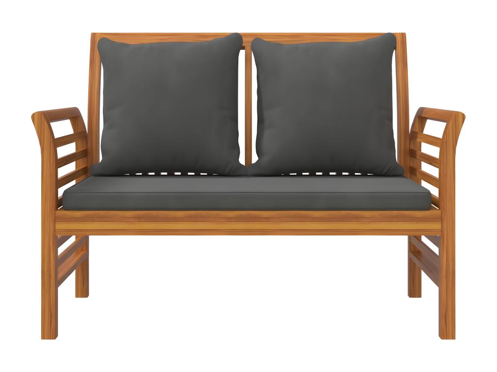 Set di mobili da esterno in legno massello marrone - dlz1766570488882