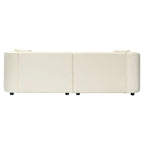 Christopher Knight Home - Divano curvo Allegra Sculptural 87