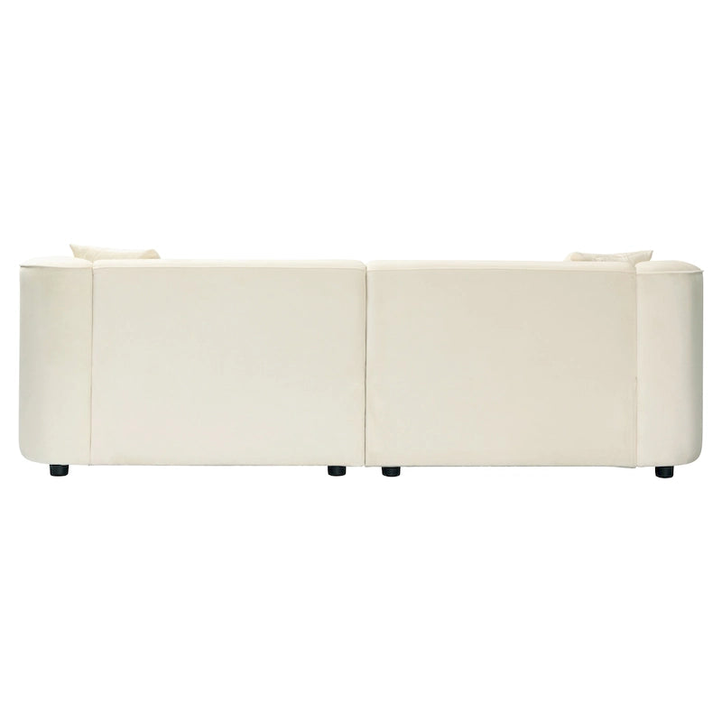 Christopher Knight Home - Divano curvo Allegra Sculptural 87