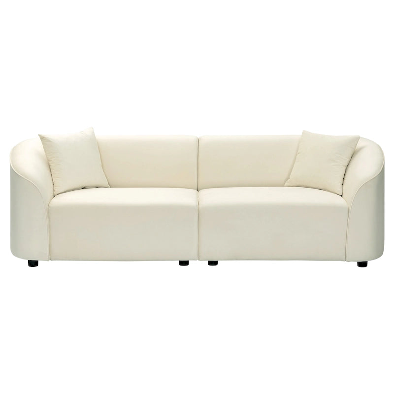 Christopher Knight Home - Divano curvo Allegra Sculptural 87