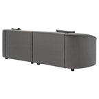 Christopher Knight Home - Divano curvo Allegra Sculptural 87