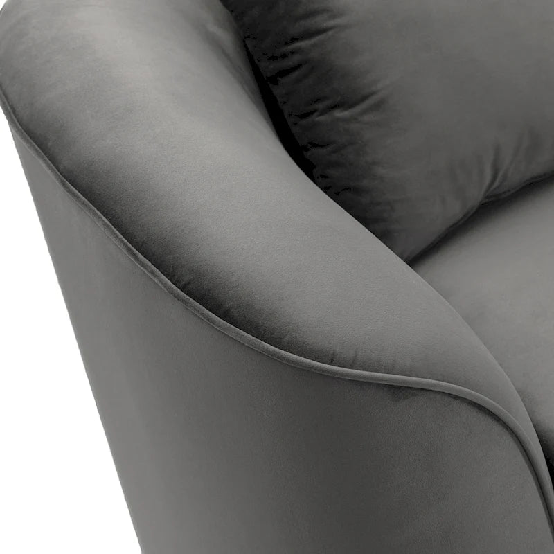 Christopher Knight Home - Divano curvo Allegra Sculptural 87