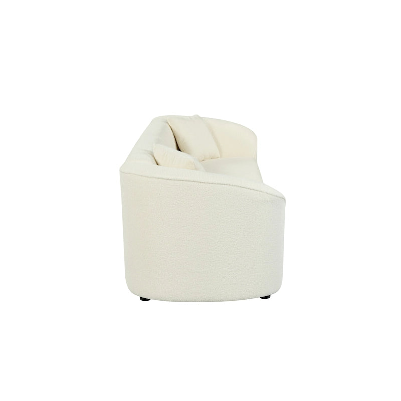 Christopher Knight Home - Divano curvo Allegra Sculptural 87