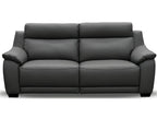 Divano in pelle antracite