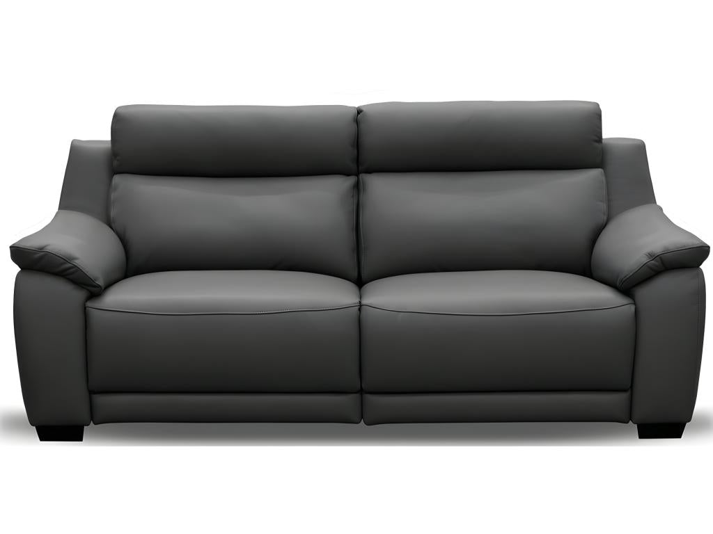 Divano in pelle antracite