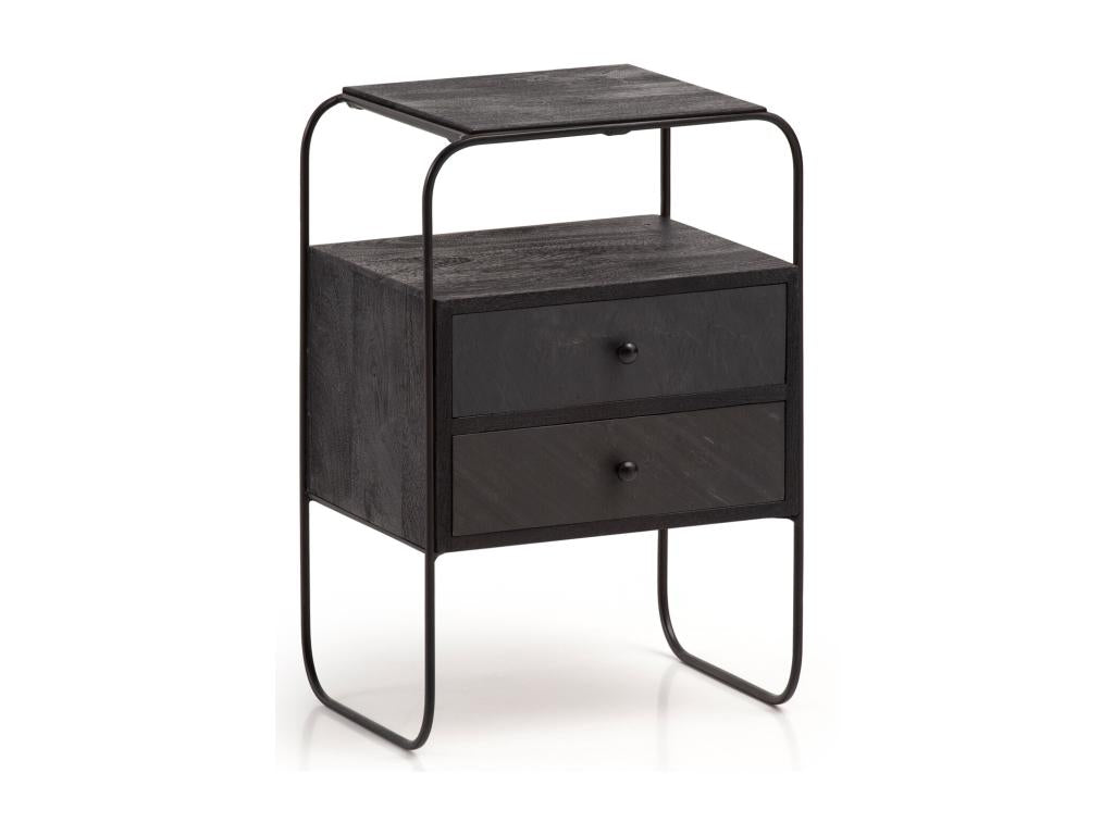 Tavolo nero, 40 x 60 x 30 cm