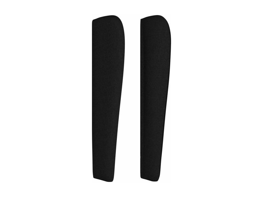 Letto in tessuto nero, 83 x 23 x 118 cm