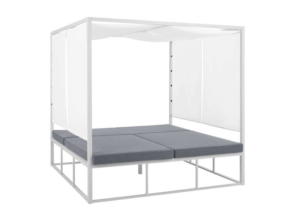 Letto in metallo bianco - dlz1766570934234