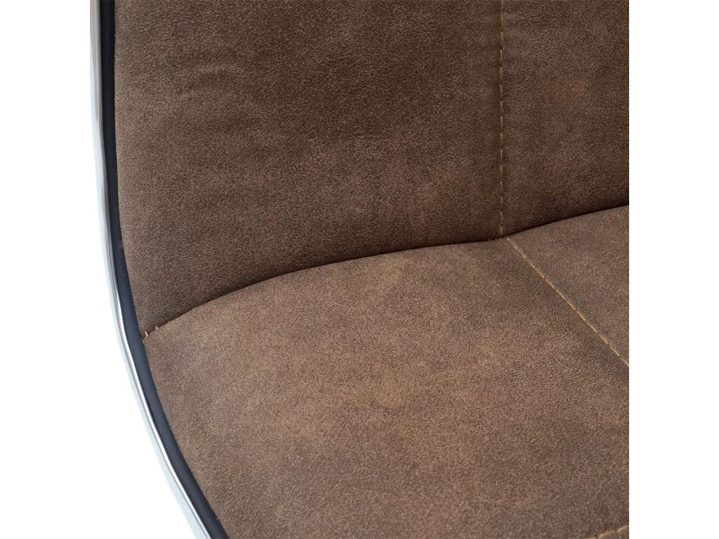 Poltrona in tessuto marrone - dlz1766570704249