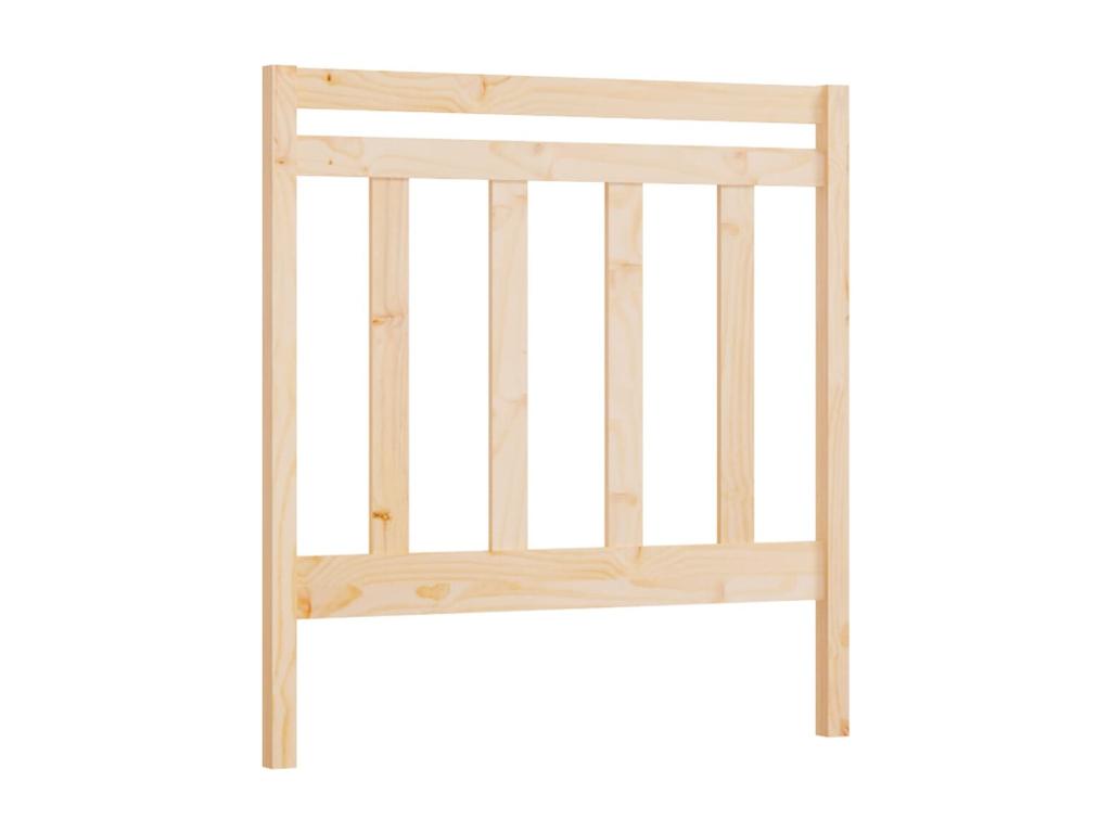 Letto in legno massello marrone, 95 x 4 x 100 cm