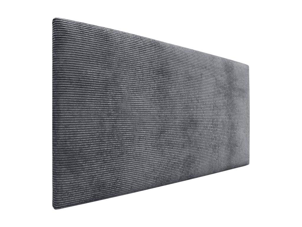 Letto in velluto grigio, 110 x 60 cm