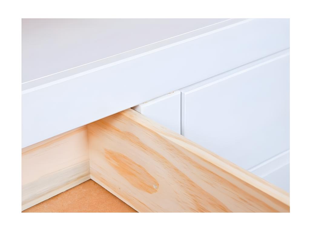 Mobile TV in legno di pino bianco