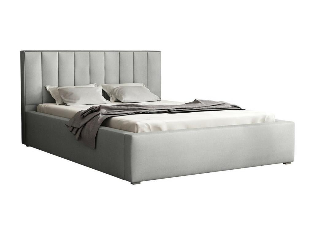 Letto grigio, 200 x 223 x 93 cm