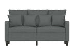 Divano in tessuto grigio