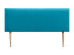 Letto in velluto blu, 135 x 140 x 120 cm