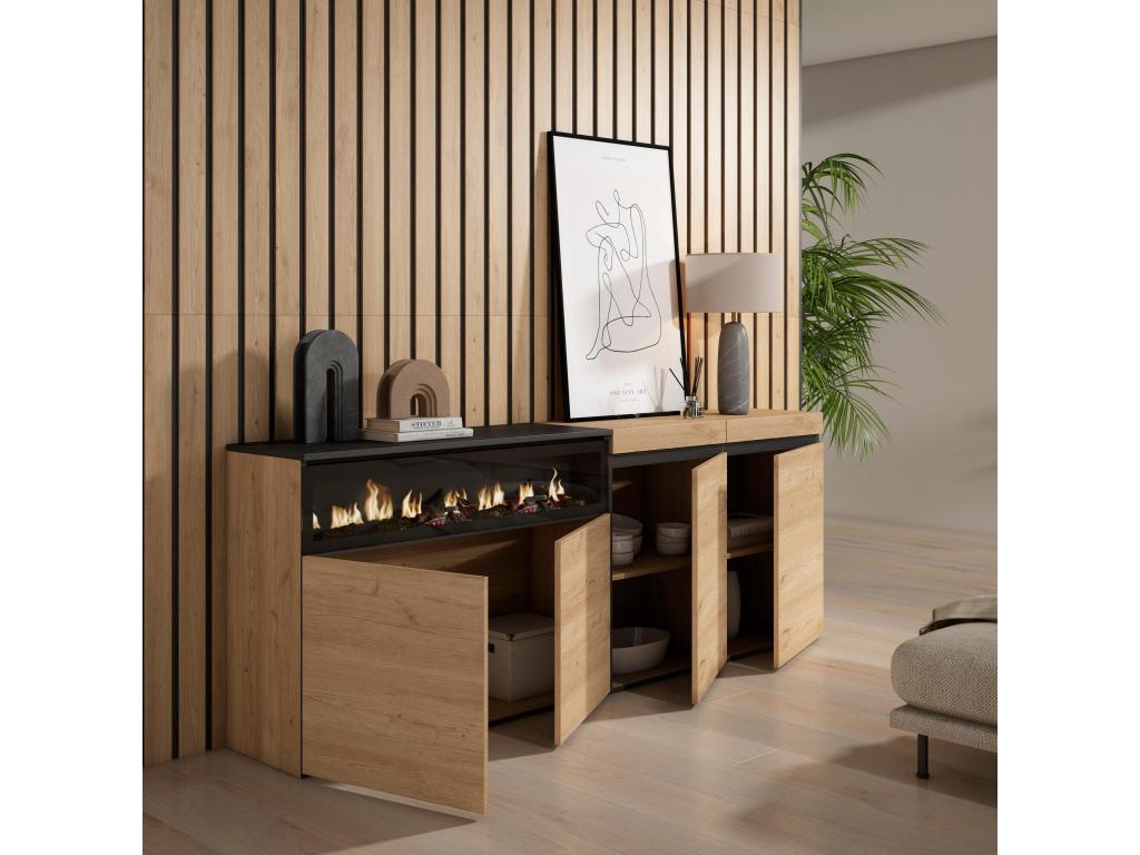 Credenza naturale, 200 x 75 x 35 cm