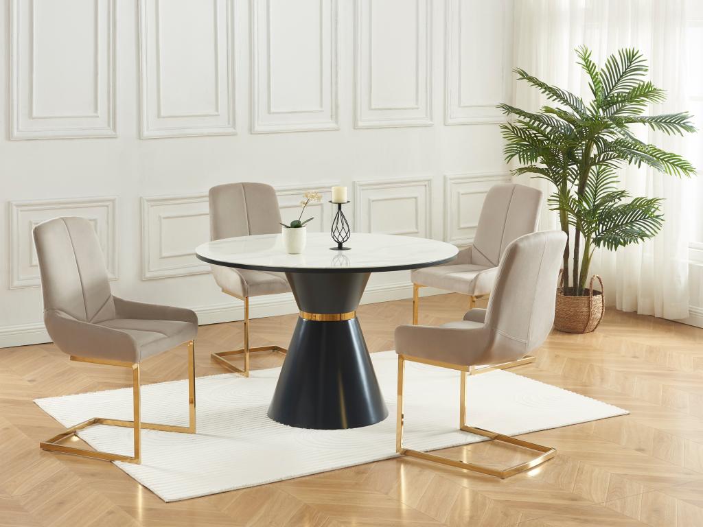 Mobili per la casa in velluto beige