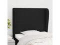 Letto in tessuto nero, 83 x 23 x 118 cm