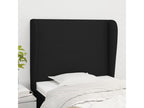 Letto in tessuto nero, 83 x 23 x 118 cm