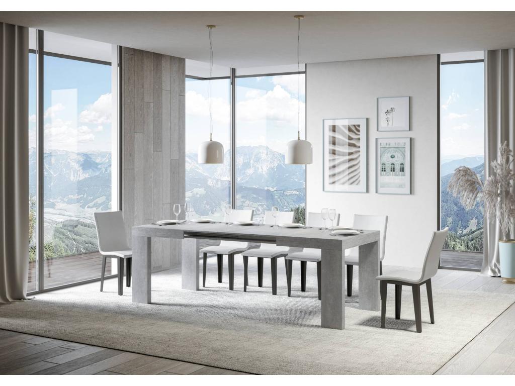 Tavolo grigio, 90 x 130 cm