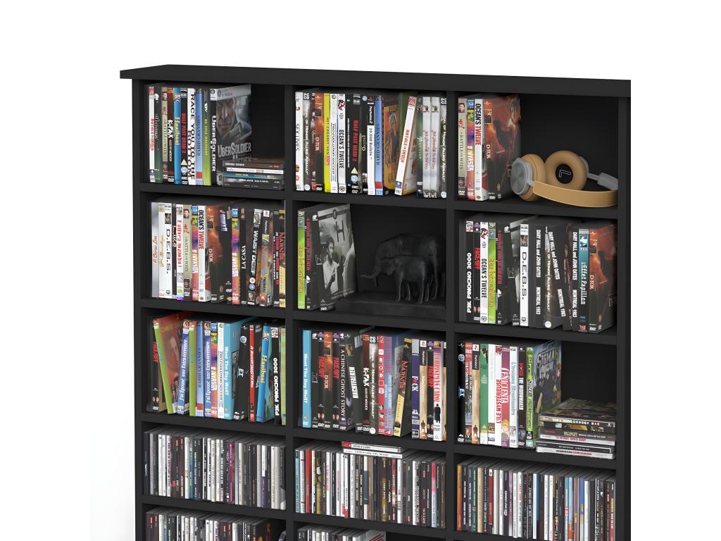 Mobili per la casa neri, 105,4 x 136 x 19 cm