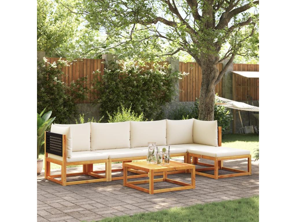 Set di mobili da esterno marroni