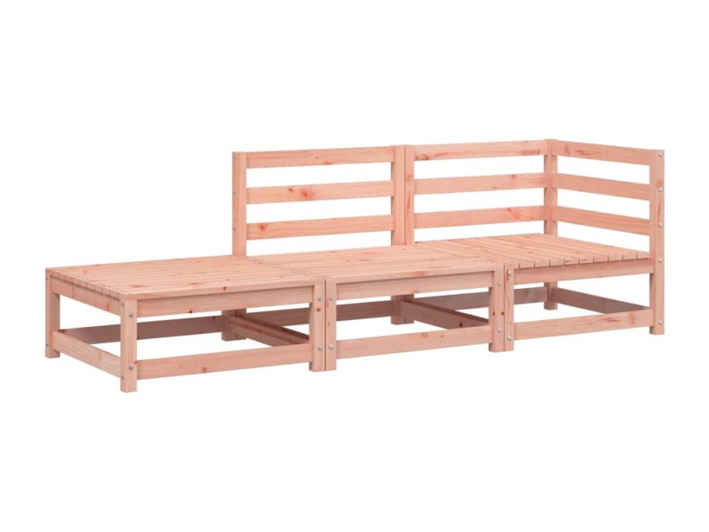 Divano in legno massello marrone