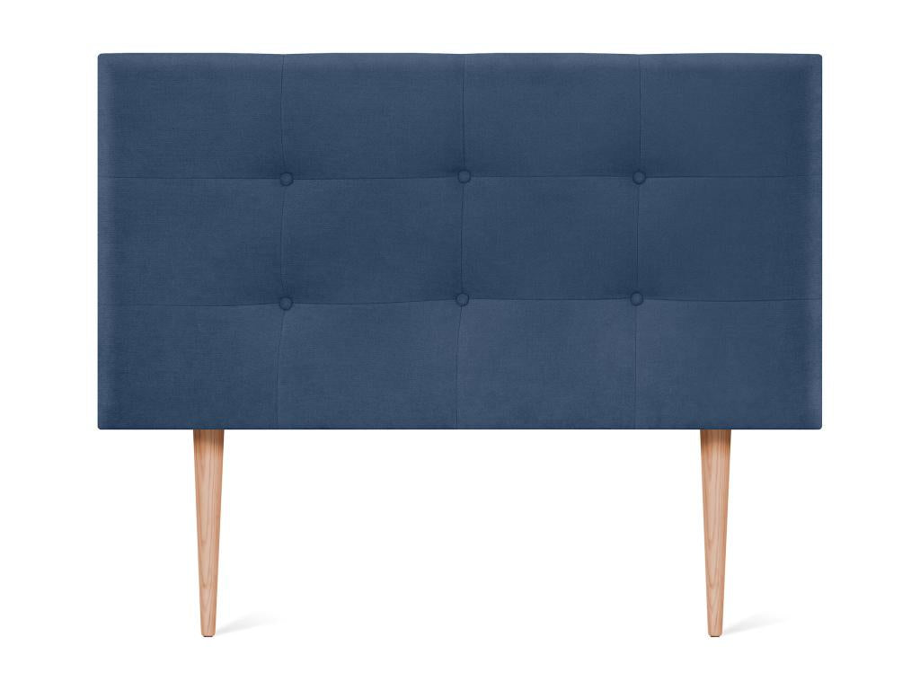 Letto in tessuto blu, 95 x 115 cm