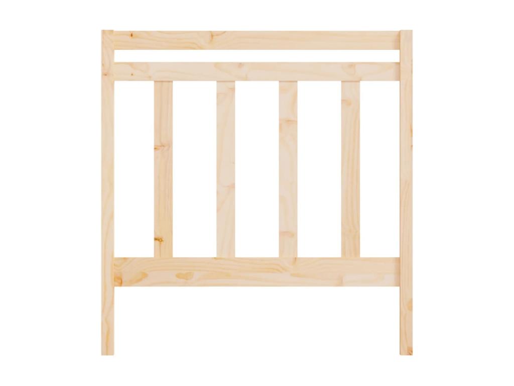 Letto in legno massello marrone, 95 x 4 x 100 cm