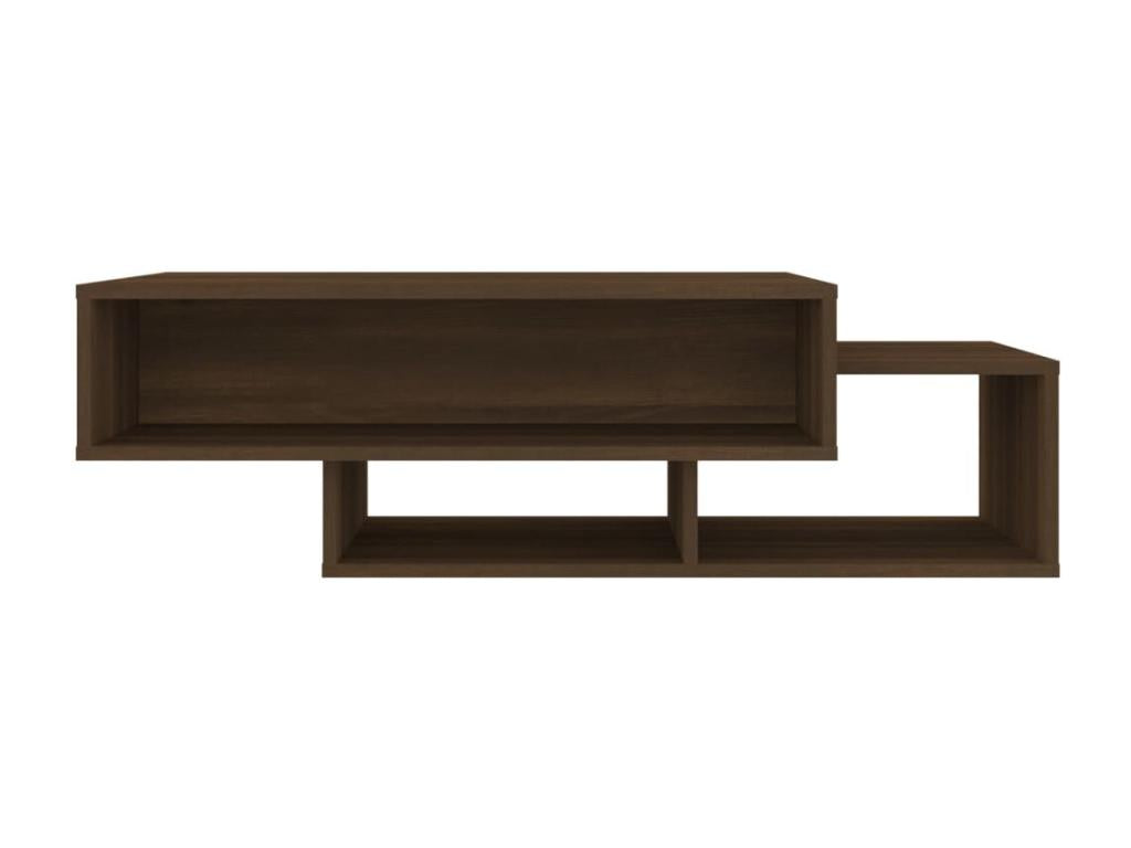 Tavolino da caffè in legno ingegnerizzato marrone, 105 x 55 x 32 cm