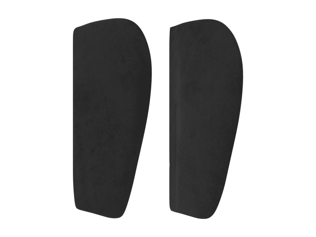 Letto in velluto nero, 147 x 23 x 78 cm