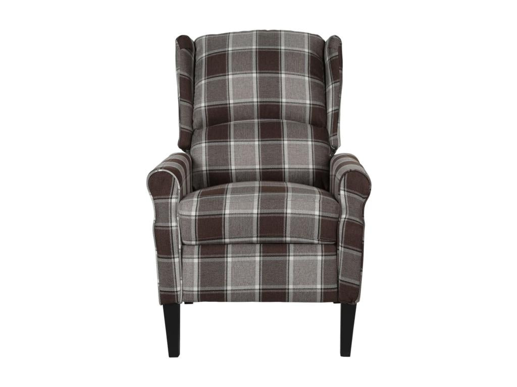 Poltrona in tessuto marrone - dlz1766570747502