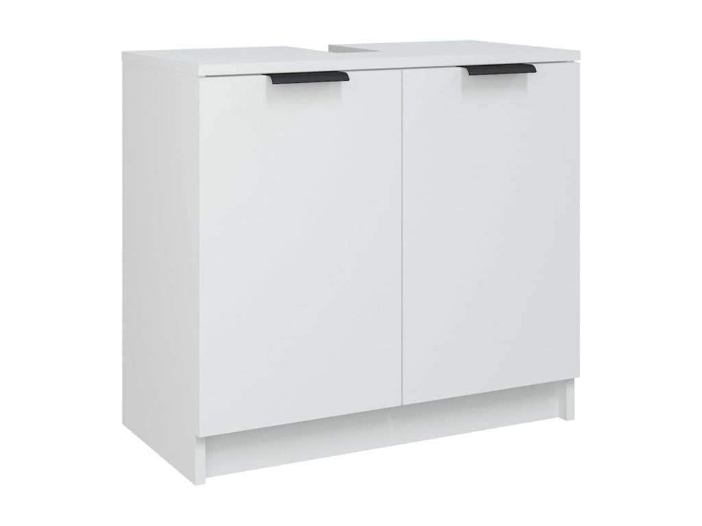 Armadio in legno ingegnerizzato bianco, 64,5 x 33,5 x 59 cm