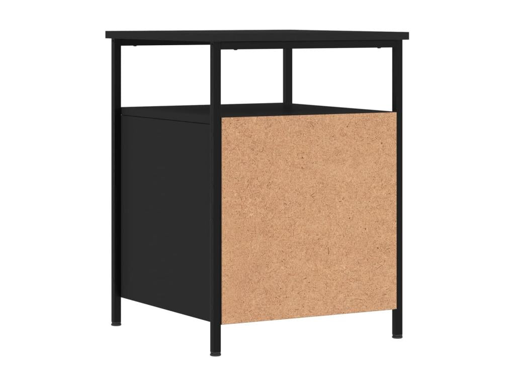 Mobili per la casa in legno ingegnerizzato nero, 44 ​​x 45 x 60 cm