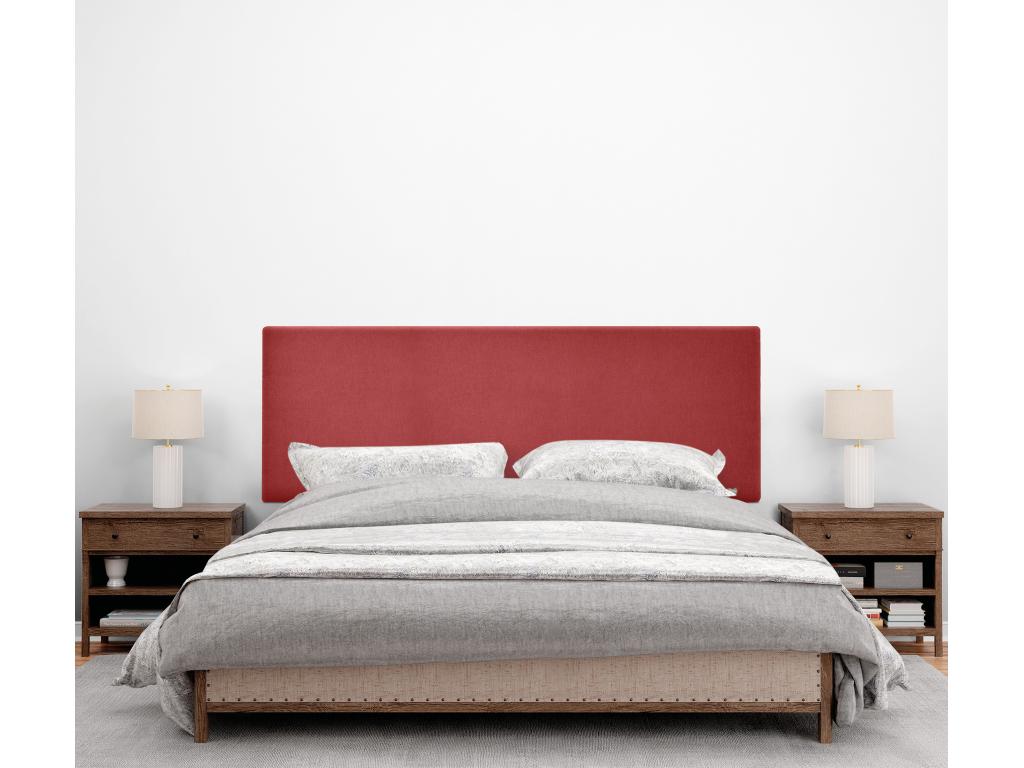Letto in tessuto rosso, 145 x 50 cm