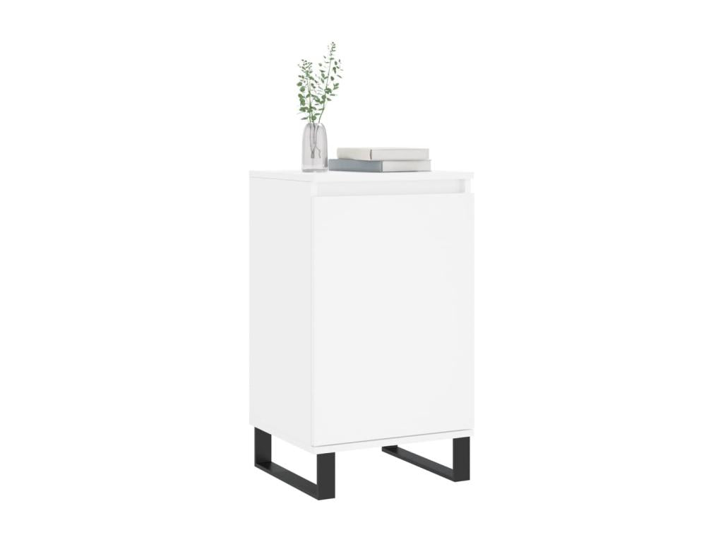 Credenza in legno ingegnerizzato nero, 40 x 35 x 70 cm