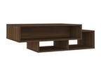 Tavolino da caffè in legno ingegnerizzato marrone, 105 x 55 x 32 cm