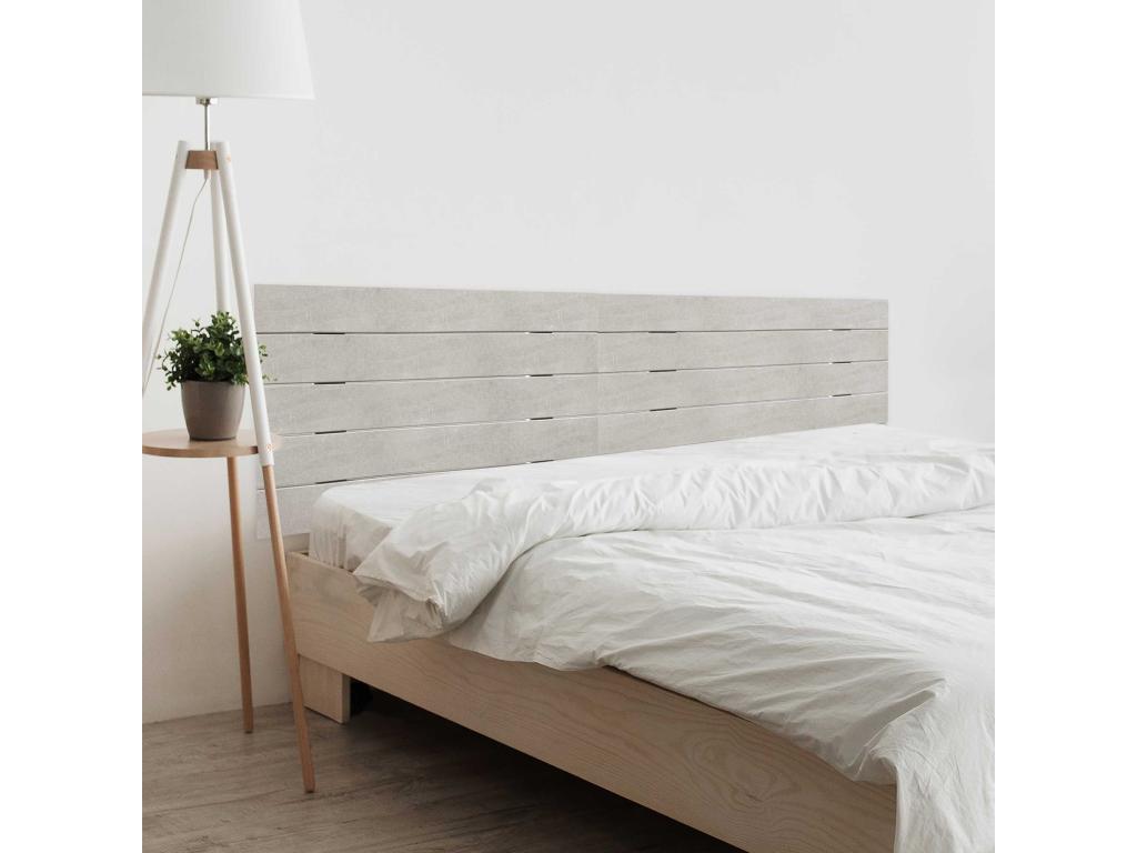 Letto grigio, 190 x 46 cm
