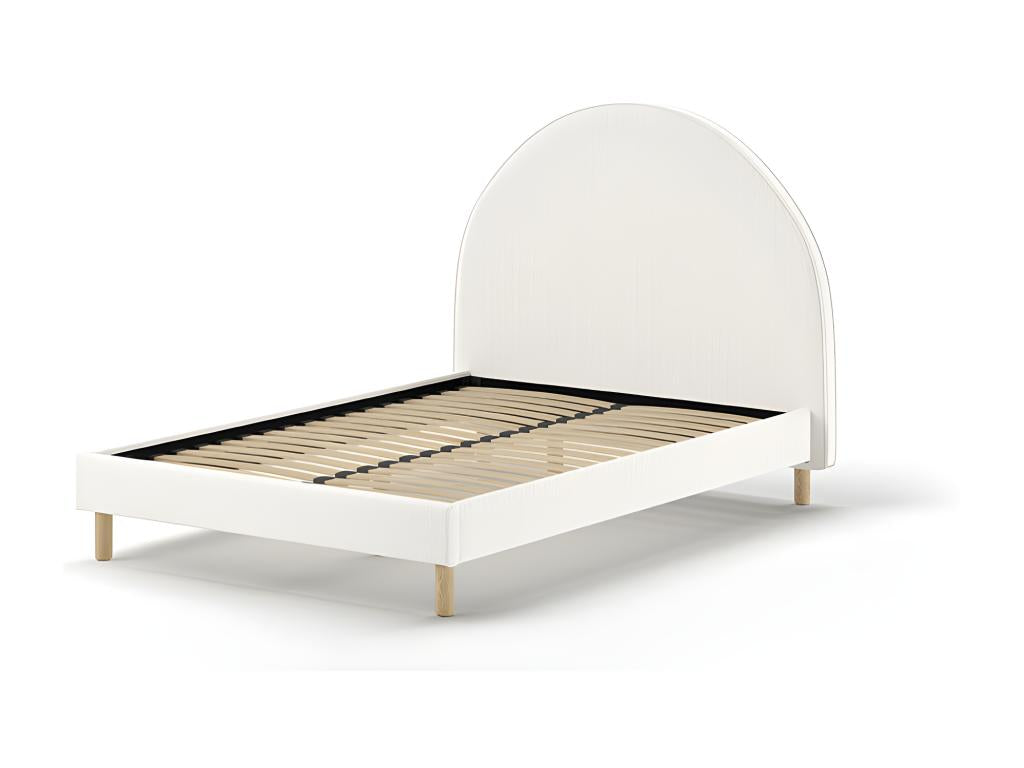 Struttura letto bianca, 140 x 200 cm