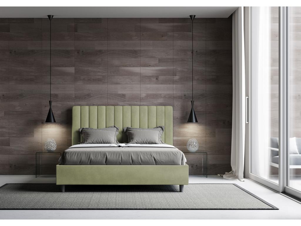 Letto verde, 140 x 200 cm