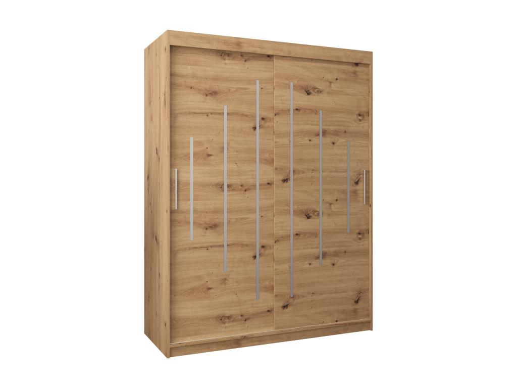 Armadio marrone, 150 x 62 x 200 cm