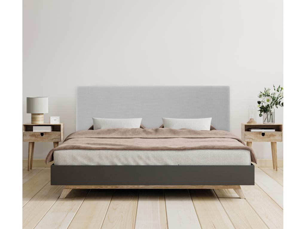 Letto grigio, 135 x 50 cm