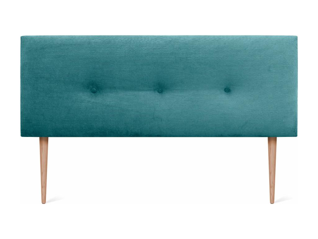 Letto in velluto verde, 135 x 140 x 120 cm