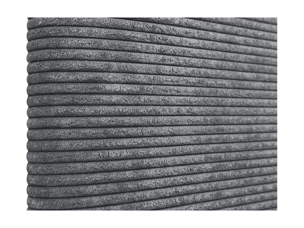 Letto in velluto grigio, 110 x 60 cm