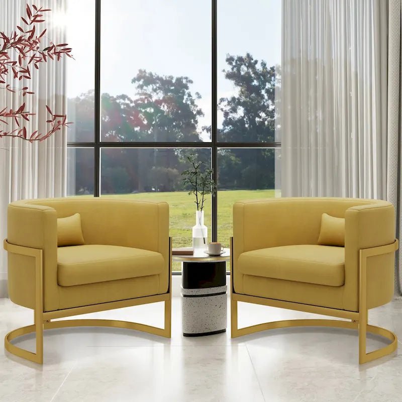 Poltrona decorativa, poltrona a botte in velluto, poltrona moderna per soggiorno