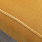 Poltrona imbottita in velluto contemporaneo Elon di Roundhill Furniture