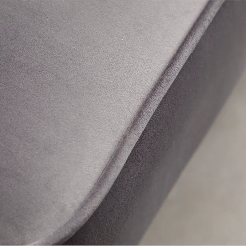 Poltrona imbottita in velluto contemporaneo Elon di Roundhill Furniture